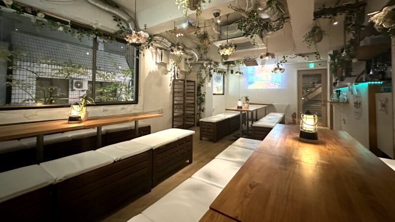 〈渋谷×イベント会場〉渋谷ガーデンルーム３F　夜内観２